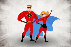 Eltern = Superhelden Eltern = Superhelden