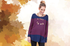 Ringelshirt mit Print Ringelshirt mit Print