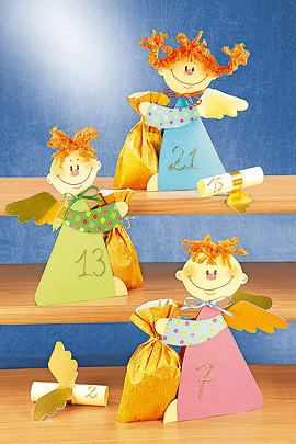 Adventskalender aus Papier: Engelspost Adventskalender aus Papier: Engelspost