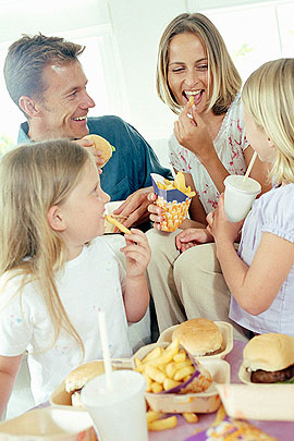 Fast-Food für Kinder: Familie Fast-Food für Kinder: Familie
