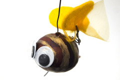 Mit Kastanien basteln: Hummel Mit Kastanien basteln: Hummel