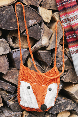 Fuchs-Tasche stricken, so geht's Fuchs-Tasche stricken, so geht's