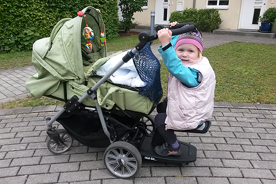 Kid-Sit Mitfahrsitz für Kinderwagen im Test Kid-Sit Mitfahrsitz für Kinderwagen im Test