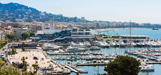 Cannes von oben Cannes von oben