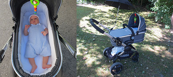 Baby im iCandy Kinderwagen Baby im iCandy Kinderwagen