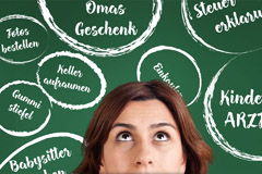Mütter und ihre To-do-Listen Mütter und ihre To-do-Listen