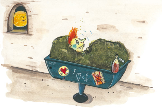 Warum schmeckt bei Schnupfen alles gleich Illustration Warum schmeckt bei Schnupfen alles gleich Illustration