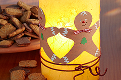 Lebkuchen-Windlicht Lebkuchen-Windlicht