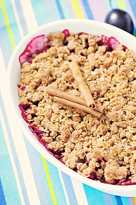 Zwetschgen-Crumble Zwetschgen-Crumble