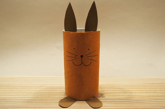 Klorollen-Hase - bereit zum Eier verstecken!