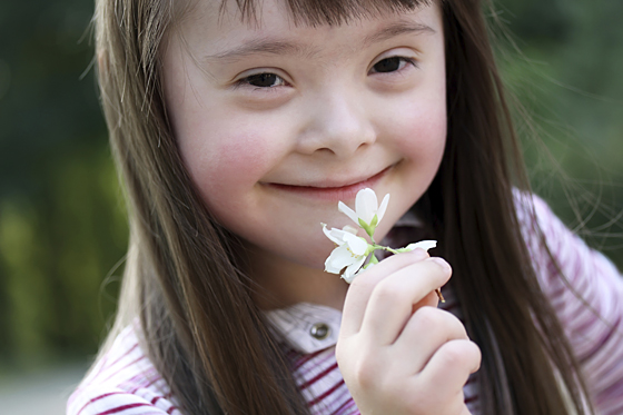 Kind mit Downsyndrom