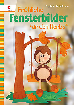 Fröhliche Fensterbilder für den Herbst