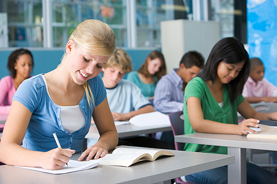 Schüler in der Klasse