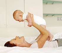 Gymnastik für Mutter und Baby