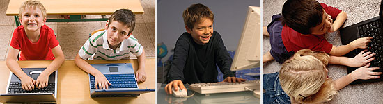 Kinder vor dem Computer