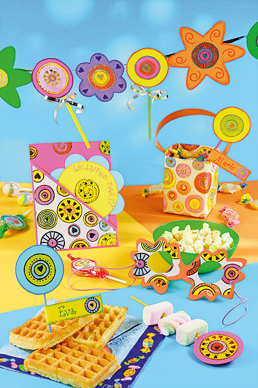Bastelidee für den Kindergeburtstag: Lollipop-Party für Mädchen