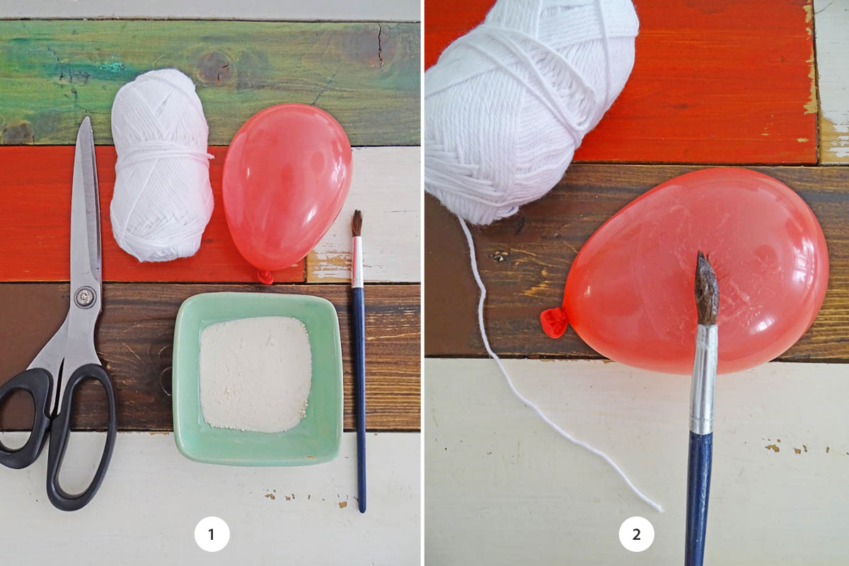 Ostereier basteln: Schritt 1 & 2