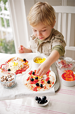 Kochen mit Kindern: Pizza