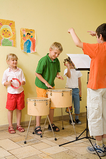 Eine AG an der Grundschule: Kinder machen Musik