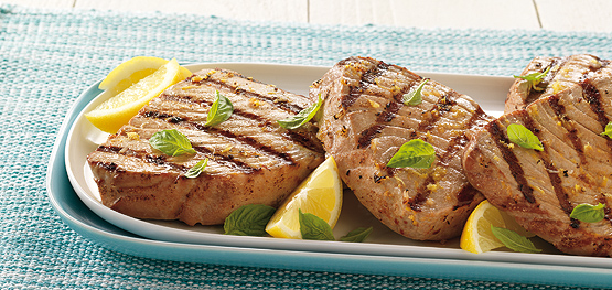 Rezept: Thunfischsteak mit Zitronenvinaigrette