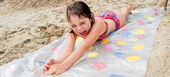 Wasserrutsche selber bauen