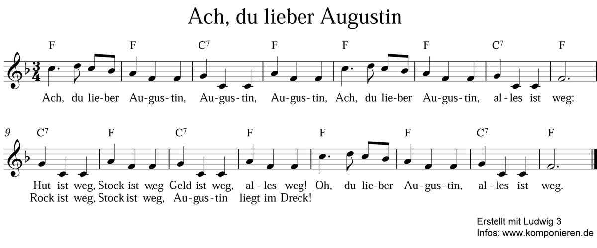 Ach du lieber Augustin