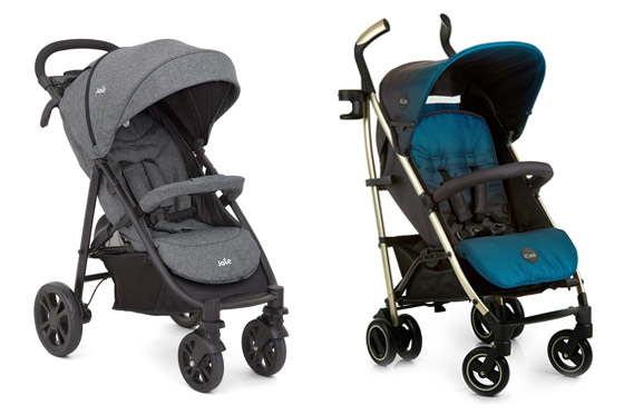 Buggys Test 2018: Joie Litetrax 4 und iCoo Pace