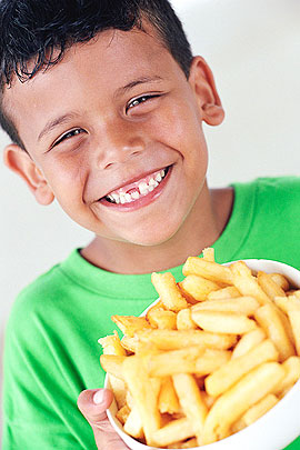 Fast-Food für Kinder: Pommes