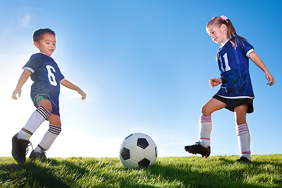 Sport für Kinder: Fußball