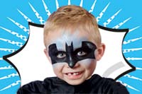 Kinderschminken: Batman