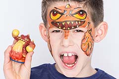 Kinderschminken: Skylanders Eruptor