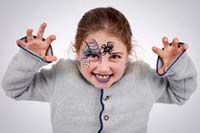 Kinderschminken: Hexe