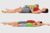 Kinderyoga-Übungen: Shavasana-Sandwich Kinderyoga-Übungen: Shavasana-Sandwich