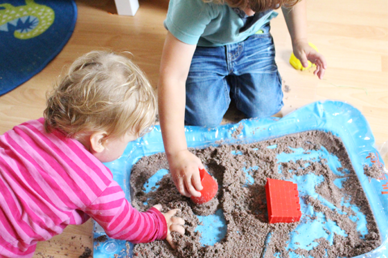 kinetischen Sand selbermachen