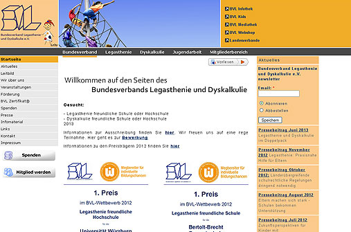 Legasthenie Linktipp: BVL