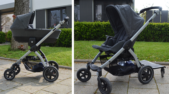 Maxi Cosi Stella: Kinderwagenaufsatz und Buggyaufsatz