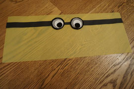 Minions-Laterne: 3. Arbeitsschritt