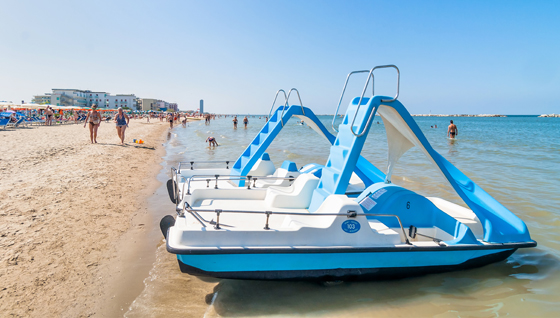 Strand in Rimini