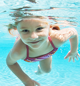 Schwimmen lernen: tauchen