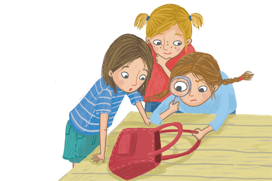 Ein Fall für die drei Spürnasen Illustration Ein Fall für die drei Spürnasen Illustration