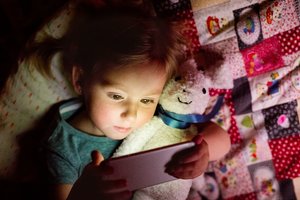 Schaden Smartphones Kinderaugen?