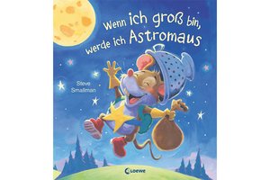 “Wenn ich groß bin, werde ich Astromaus” ist im Loewe Verlag erschienen, für Kinder ab vier Jahren geeignet und für 12,95 €