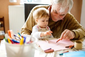 Biologische Uhr tickt auch bei Männern: Vater und Kind