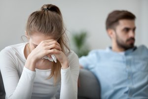 Werdende eltern trauern