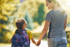 Sicher zu Fuss zur Schule und in den Kindergarten